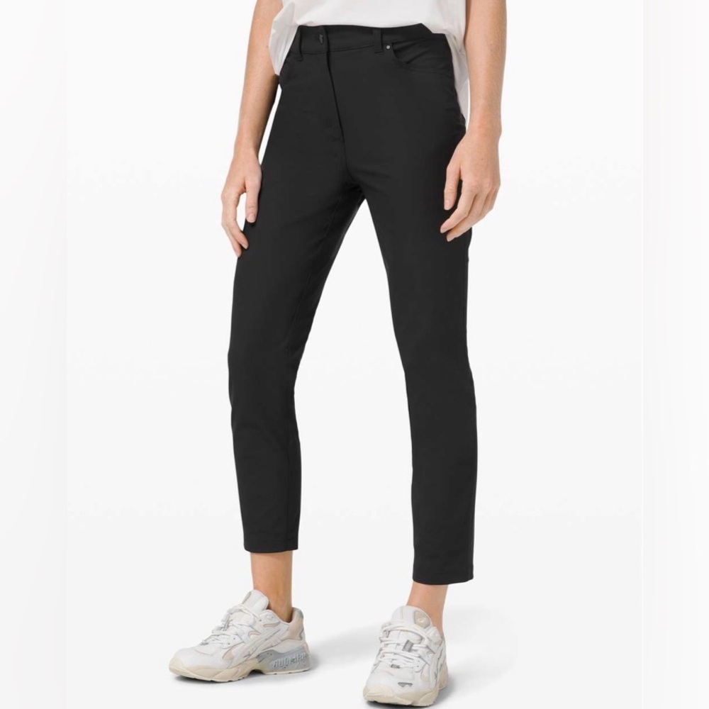 NWOT 🖤 Lululemon City Sleek 5 Pocket 7/8 Pant Black size 8